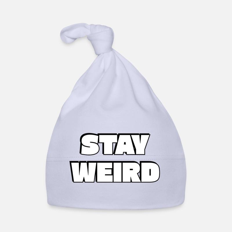 Restez Typographie Étrange et Audacieuse Bonnet bio Bébé