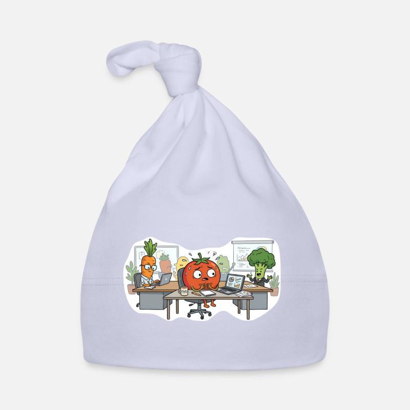 Stressed Tomato – Office Vegetables Baby Bio-Mütze