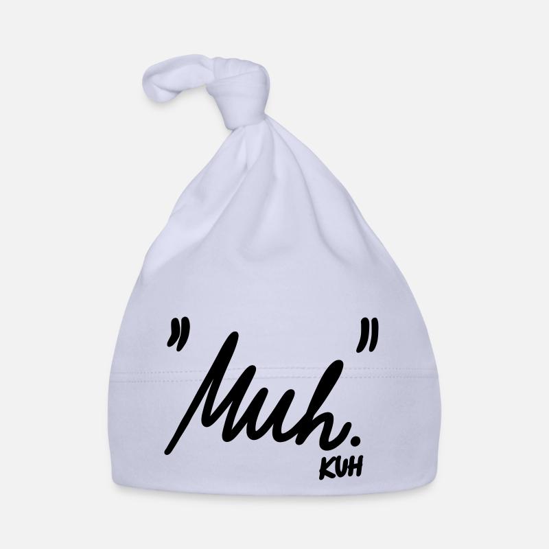 "Muh" Baby Bio-Mütze
