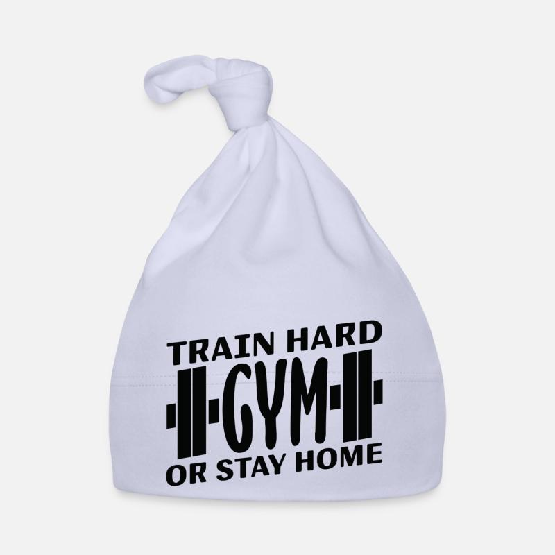 Train hard Gym Organic Baby Cap