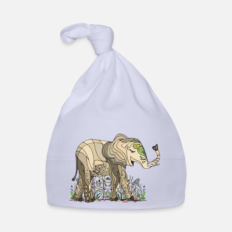 Éléphant Bonnet bio Bébé