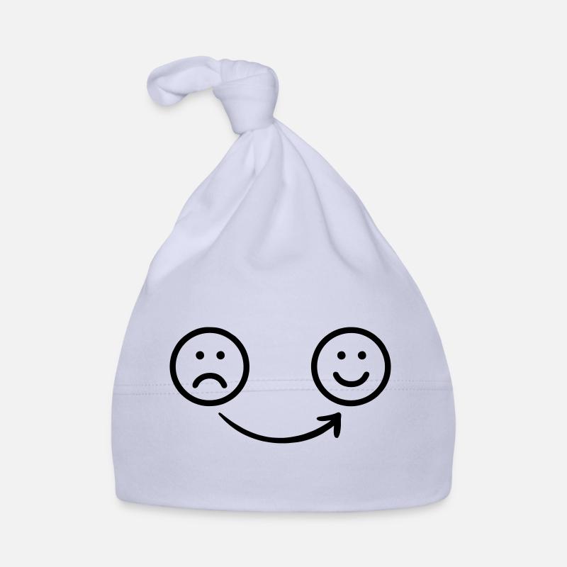 From sad to cheerful transparency Organic Baby Cap