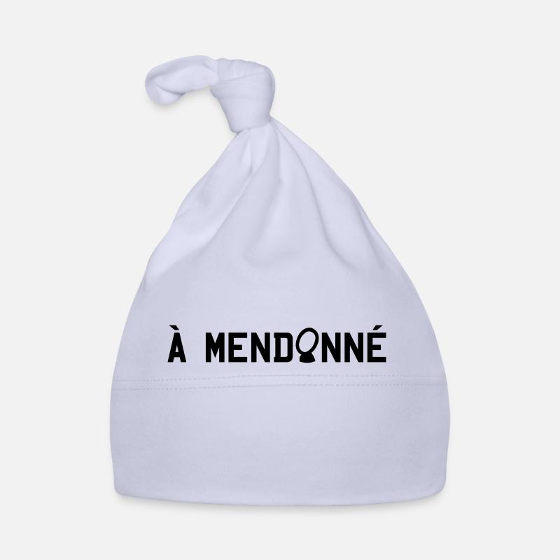 A un moment donné - Bonnet bio Bébé - ciel