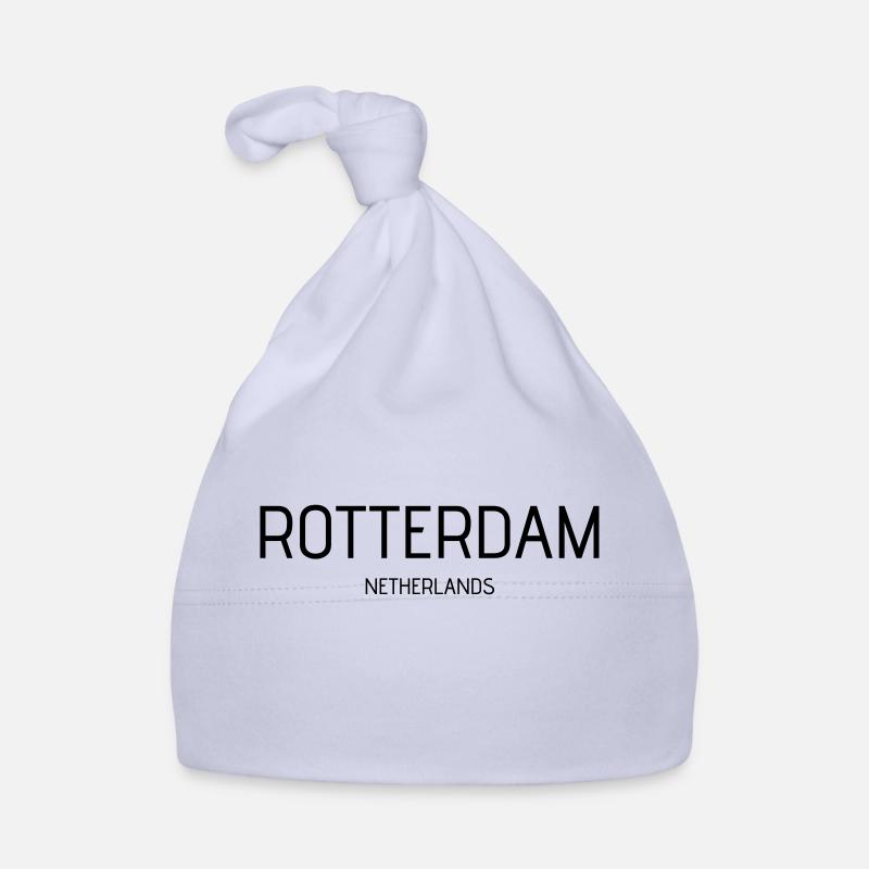 rotterdam - Bonnet bio Bébé - ciel