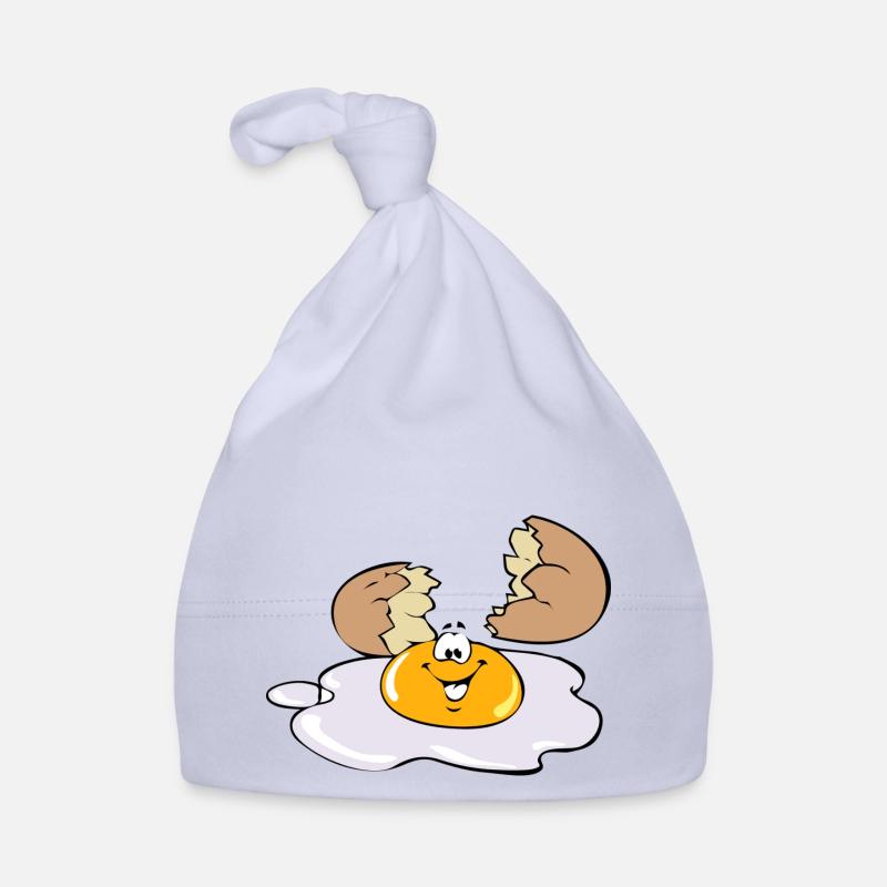 Spiegelei Ei Egg Baby Bio-Mütze