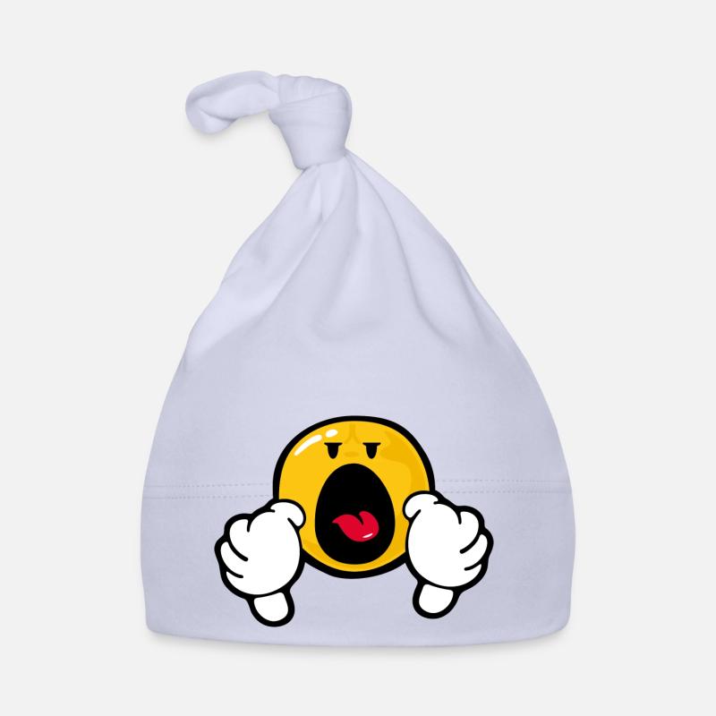 Smiley Anger Baby Bio-Mütze