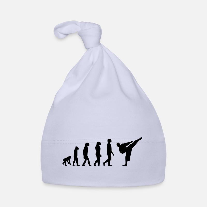 Karaté évolution - Bonnet bio Bébé - ciel