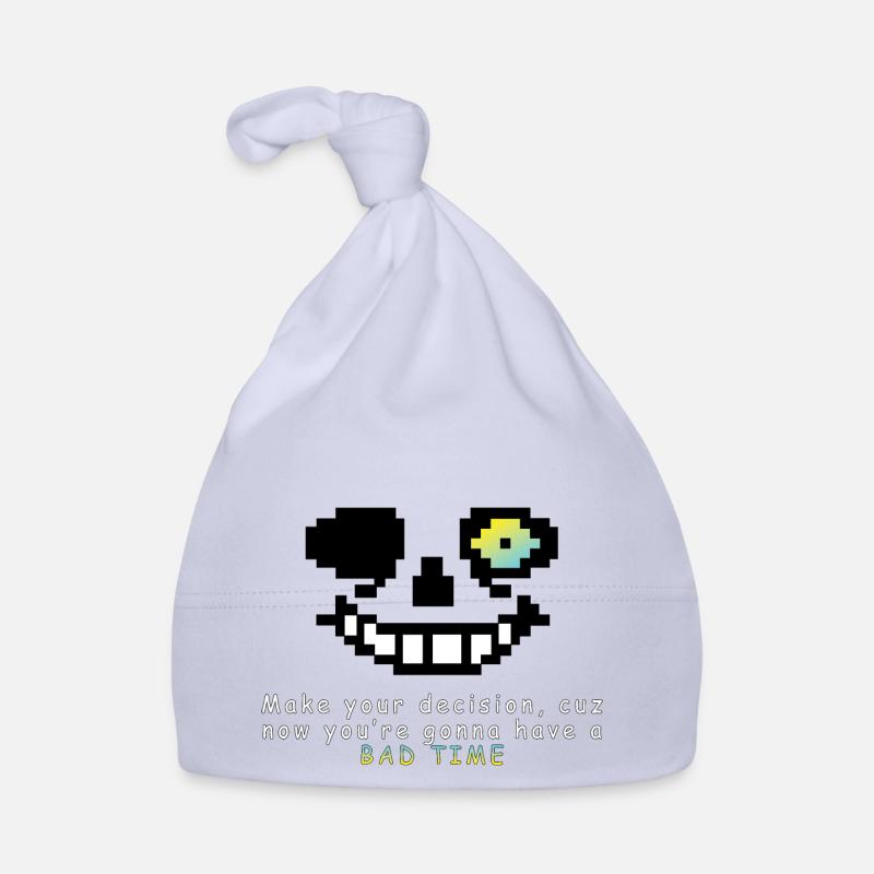 " Bad Time for Ya " Organic Baby Cap
