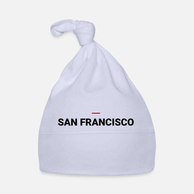 SAN FRANCISCO - Bonnet bio Bébé - ciel