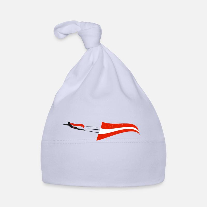 Austrian Supermen Organic Baby Cap