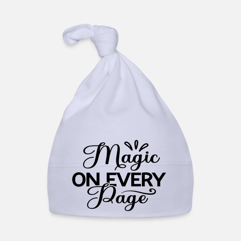 Magic On Every Page Organic Baby Cap