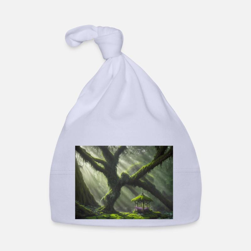 Enchanted forest Organic Baby Cap
