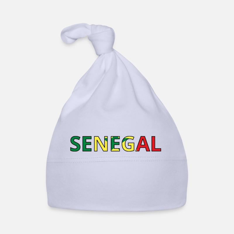 Drapeau Sénégal Bonnet bio Bébé