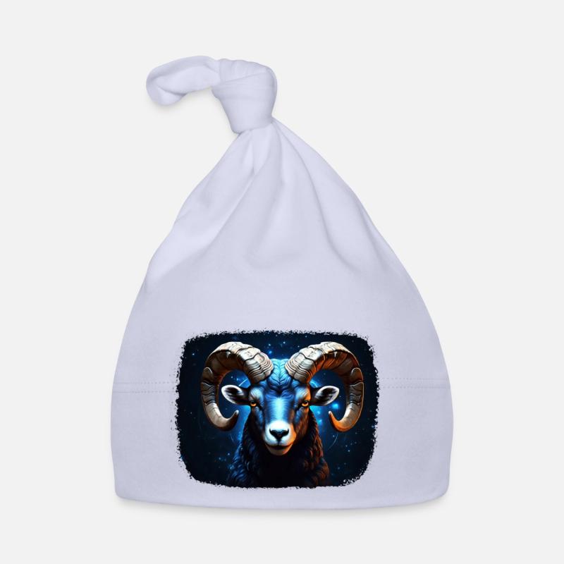 Sternzeichen Widder Baby Bio-Mütze