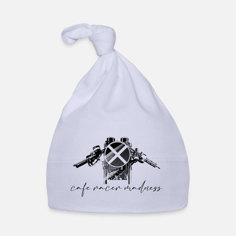 Cafe racer - Bonnet bio Bébé - ciel