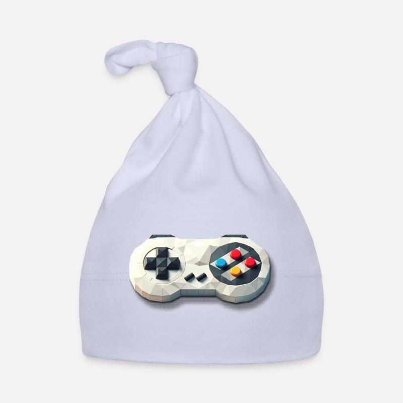 Retro Controller 16 Bit Gaming Nostalgie Baby Bio-Mütze