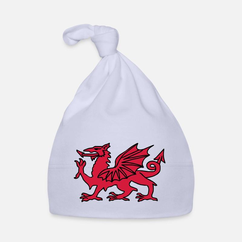 Dragon de Gallois - Bonnet bio Bébé - ciel