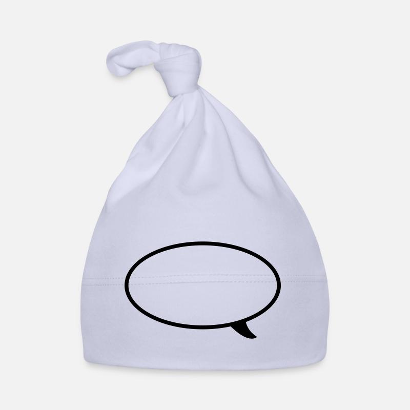 Speech bubble Line Organic Baby Cap
