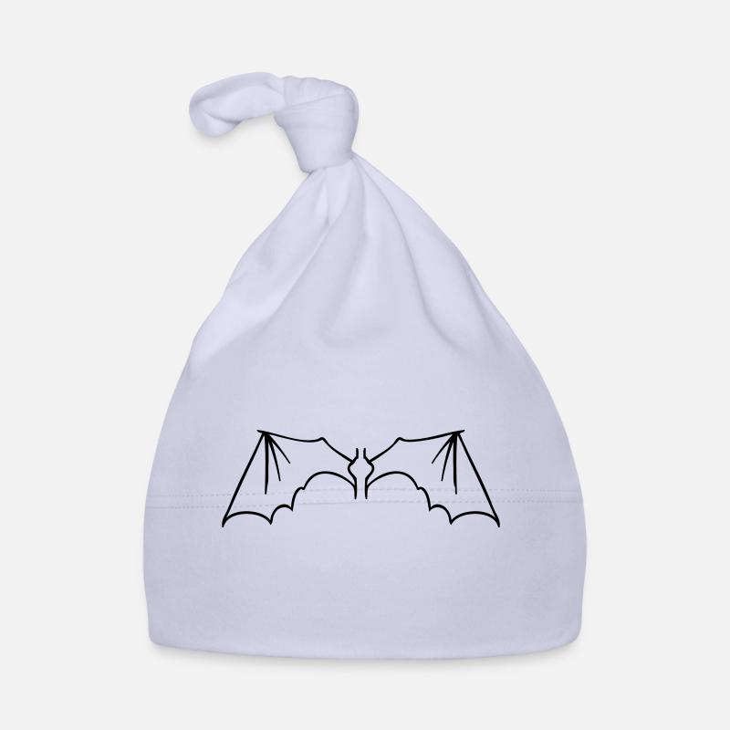 batwings_onecolor - Bonnet bio Bébé - ciel