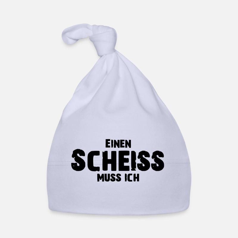 Einen Scheiss muss ich Baby Bio-Mütze