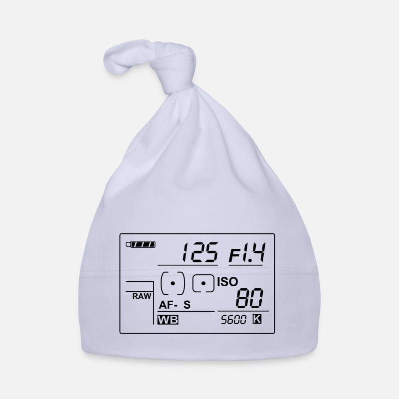 display2015 Einfarbig - Baby Bio-Mütze - Sky