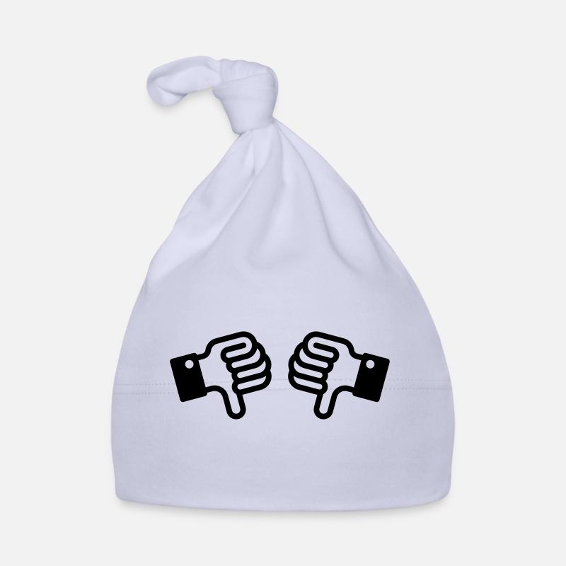 Thumbs down / pouces vers le bas (2) Bonnet bio Bébé