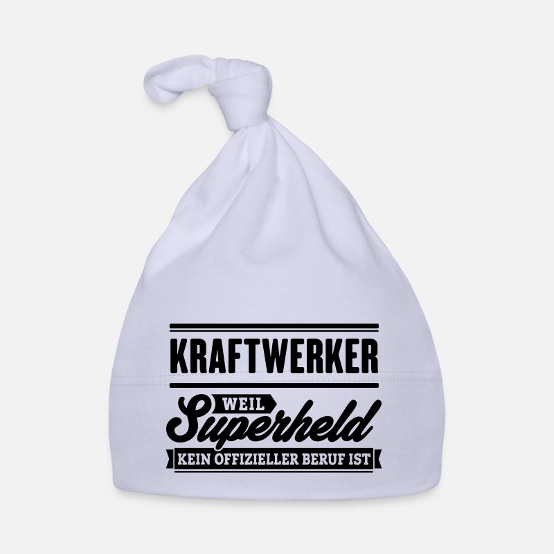 Superheld Kraftwerker Baby Bio-Mütze