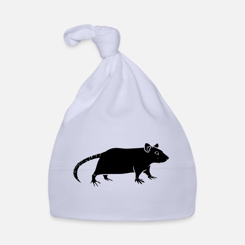 rat - Bonnet bio Bébé - ciel