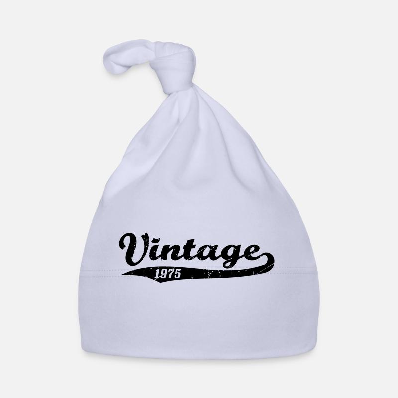 Vintage 1975 Baby Bio-Mütze