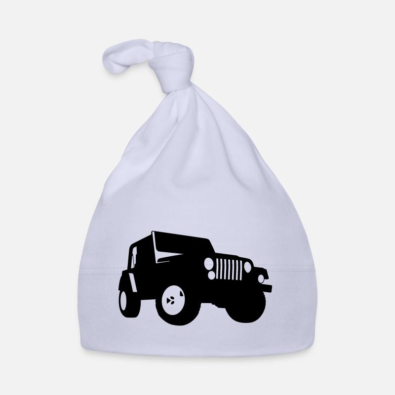 Jeep - SUV - Bonnet bio Bébé - ciel