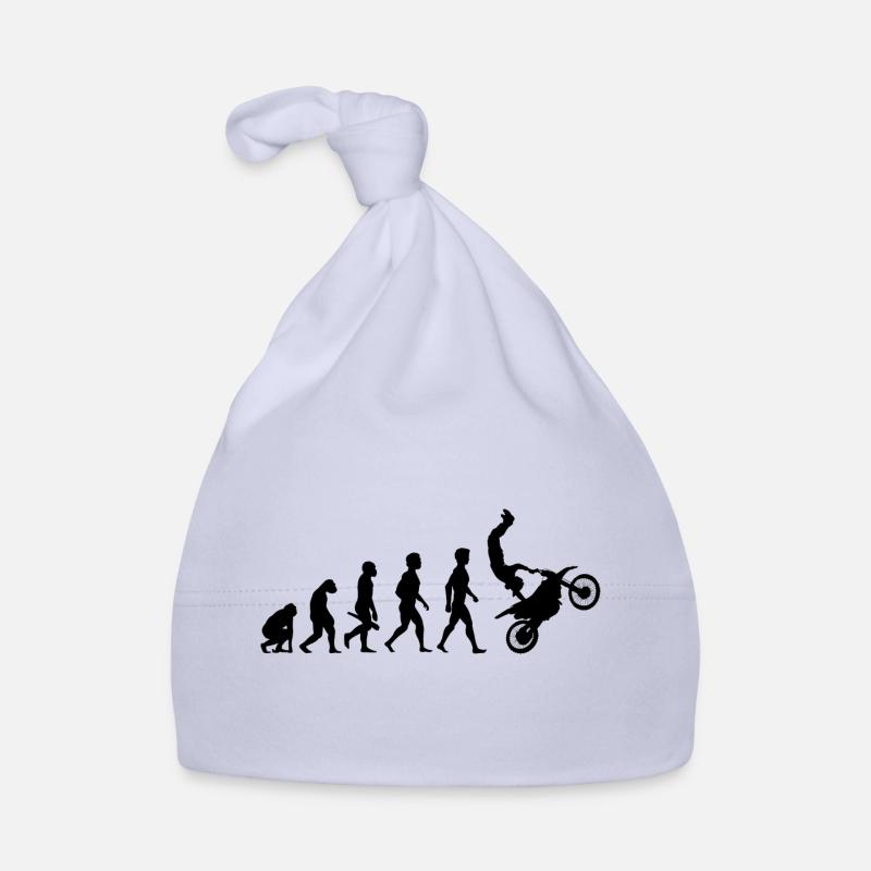 motorcycle moped motorcycle motorbike evolution13 Organic Baby Cap