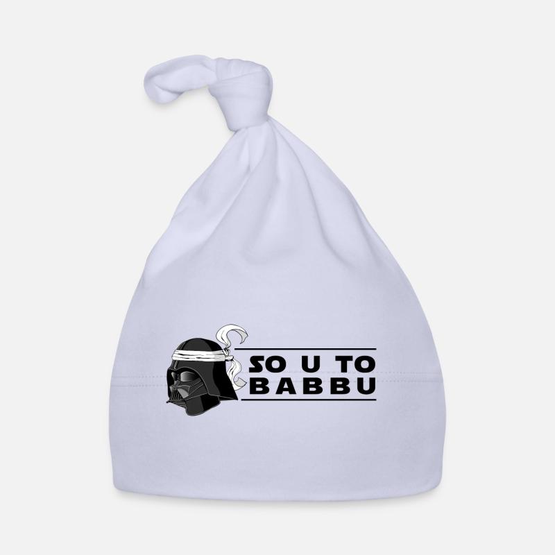 so u to babbu - Bonnet bio Bébé - ciel