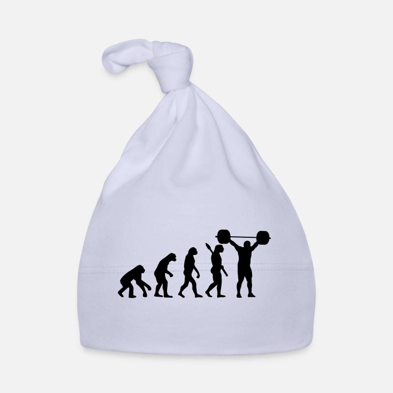 Evolution of Weightlifter - Bonnet bio Bébé - ciel