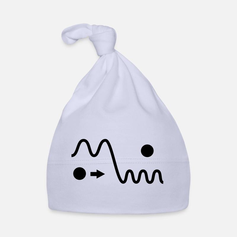 Doppler effect [monochrome] Organic Baby Cap