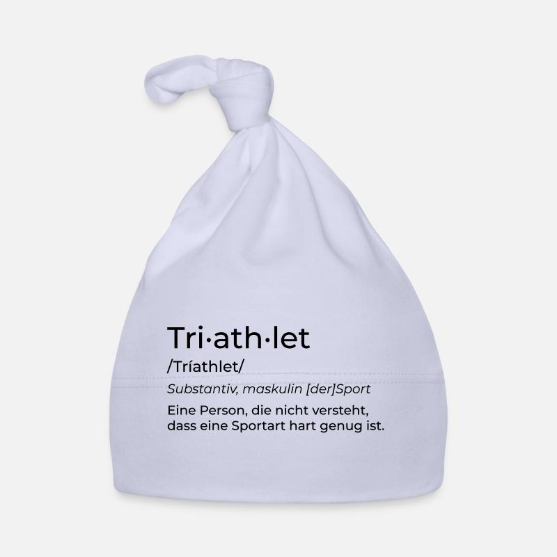 Triathlet - Baby Bio-Mütze - Sky