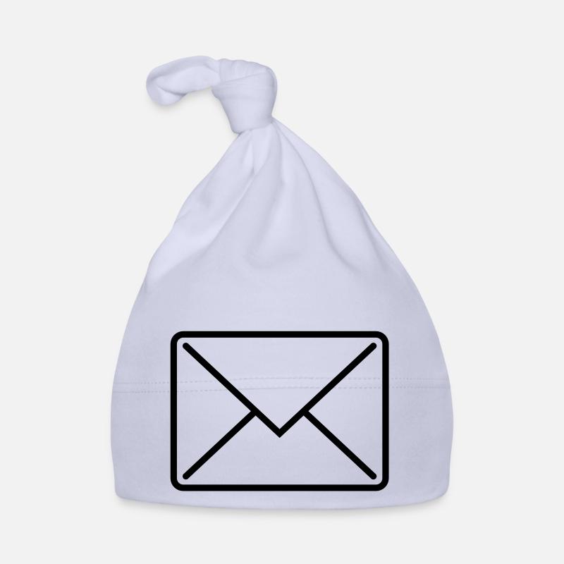 briefumschlag_icon1 - Organic Baby Cap - sky