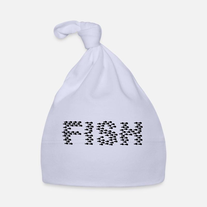 Fischschwarm / fish swarm (1c) Baby Bio-Mütze