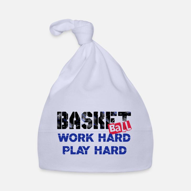 basketball 006 - Bonnet bio Bébé - ciel