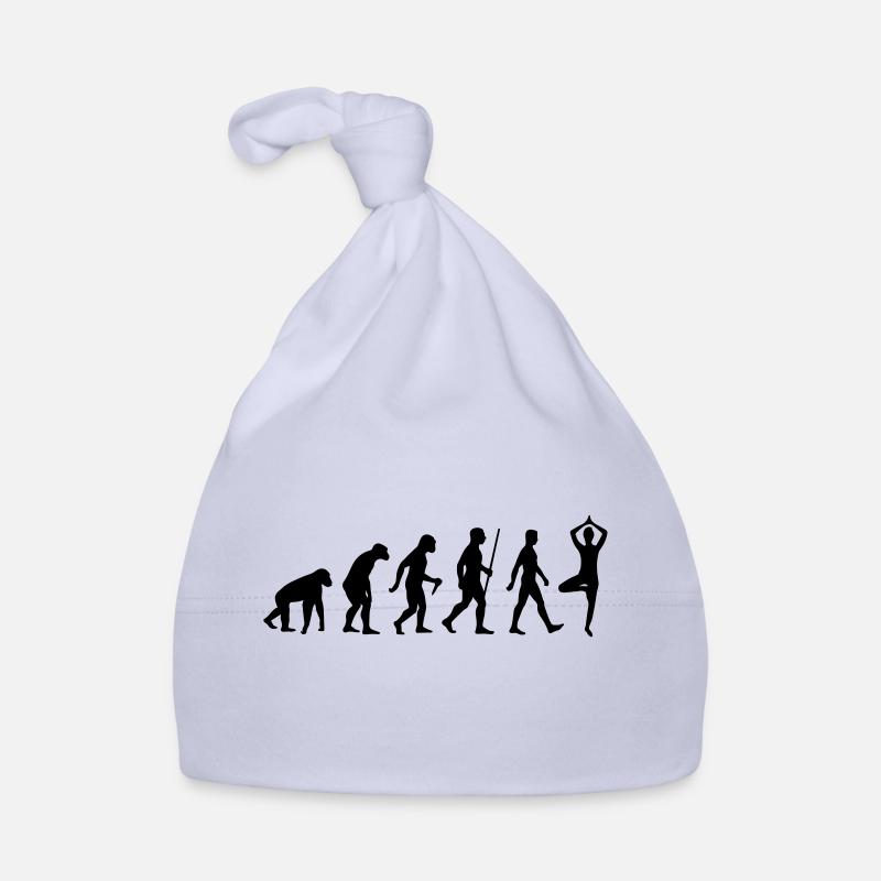 Evolution Yoga - Baby Bio-Mütze - Sky