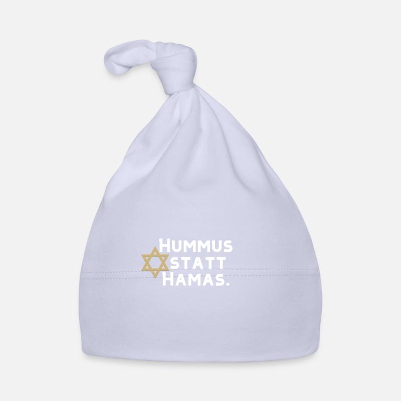 Hummus statt Hamas. Baby Bio-Mütze