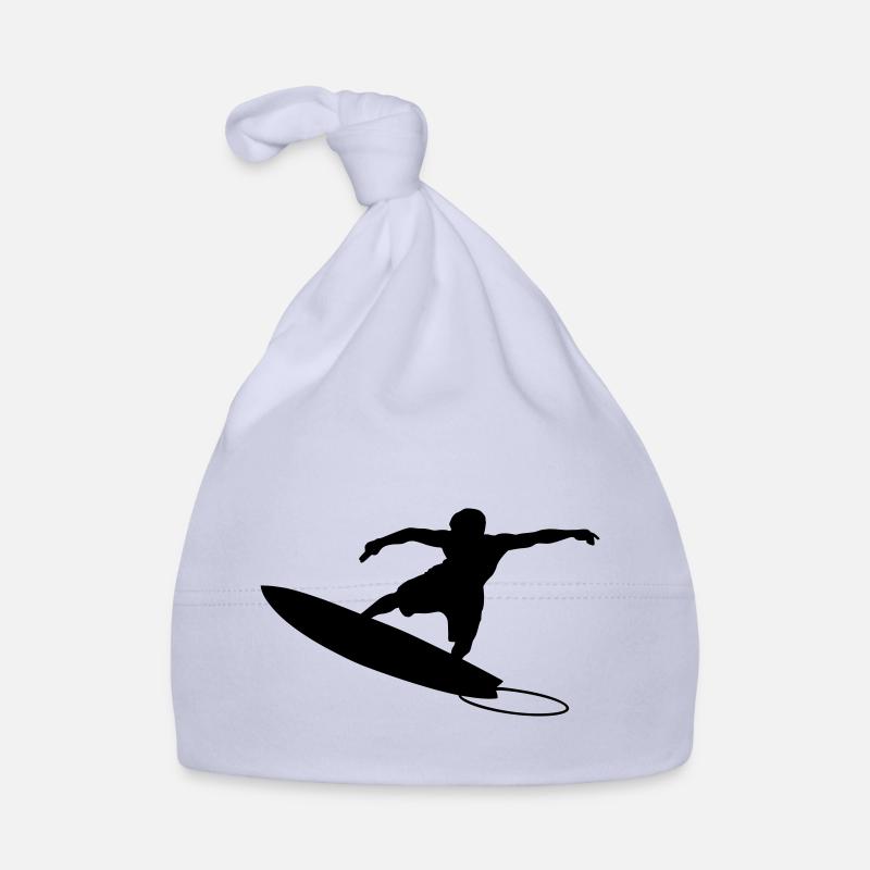 Surfer 4 (Vector) - Baby Bio-Mütze - Sky