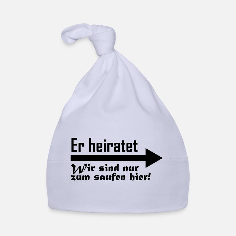er heiratet Baby Bio-Mütze