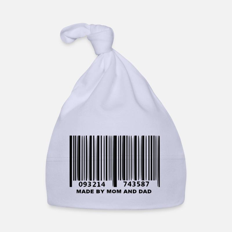 Barcode Mama und Papa Baby Bio-Mütze