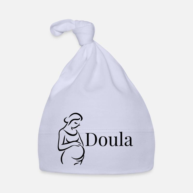 Doula - Bonnet bio Bébé - ciel