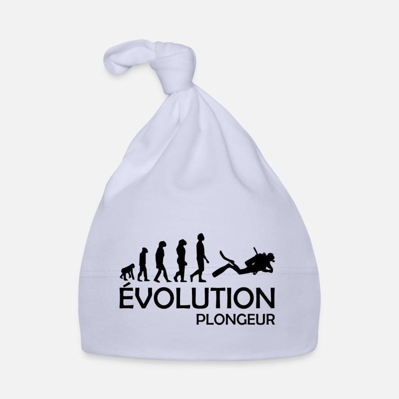 évolution plongeur / humour plongeur Bonnet bio Bébé