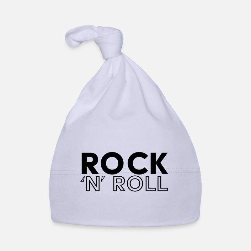 Rock 'n’roll / Rock and Roll / Rock & Roll - Bonnet bio Bébé - ciel