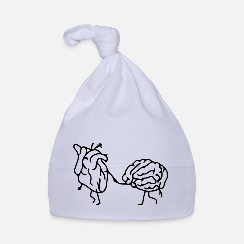 hjerte Økologisk babys lue