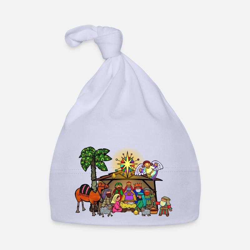 Weihnachtskrippe Baby Bio-Mütze