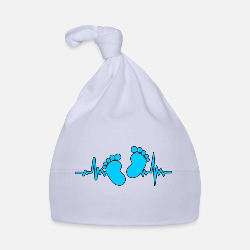 Battements de cœur bébé garçon Bonnet bio Bébé