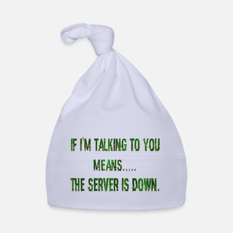 Hacking Hacking Hacker Hacker Computer Cybersicherheit Baby Bio-Mütze